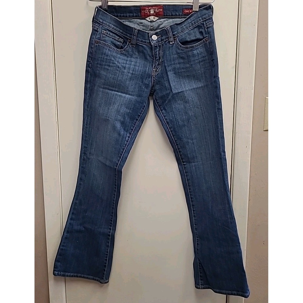 Lucky Brand Women's Jeans Sz 6‎ / 28 Ankle Charlie Baby Boot Cut Low Rise (Read)